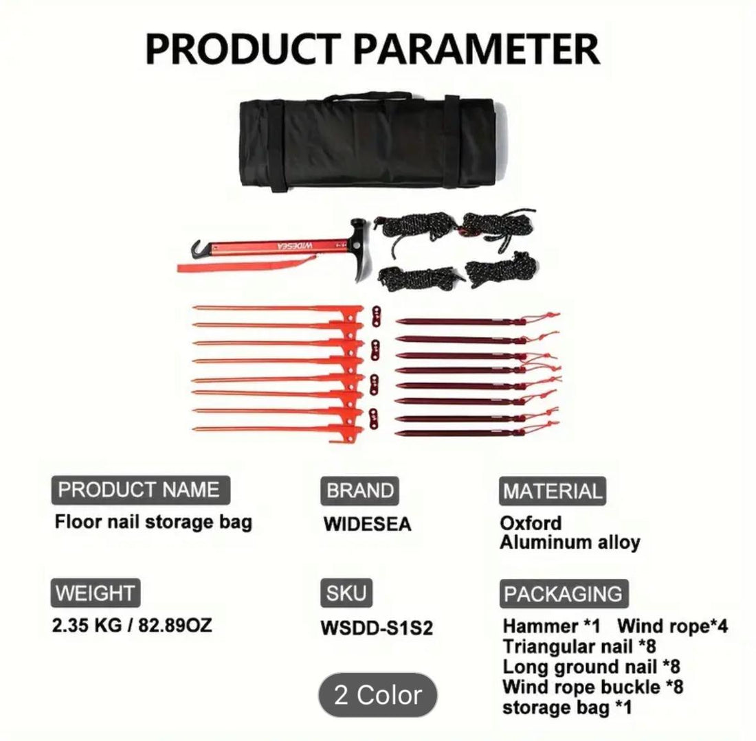 Tent Peg and hammer set