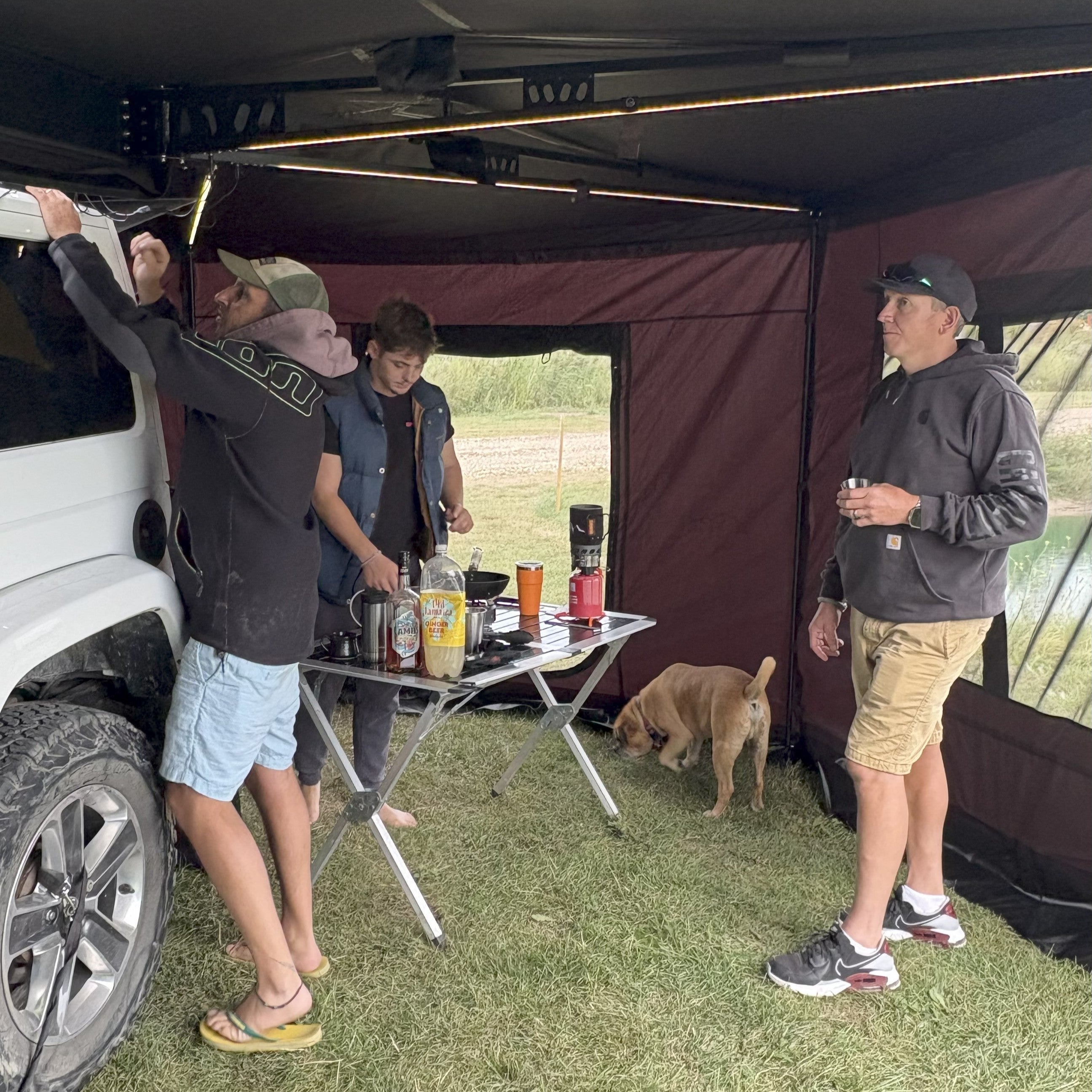 The AT270 Wrap Around Awning and Wall kit